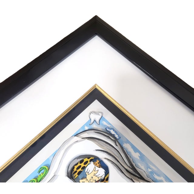 Original 3d Pop Art "Yabba Dabba Doo Dental" Flintstones by Charles Fazzino 20/100 DX For Sale - Image 13 of 18