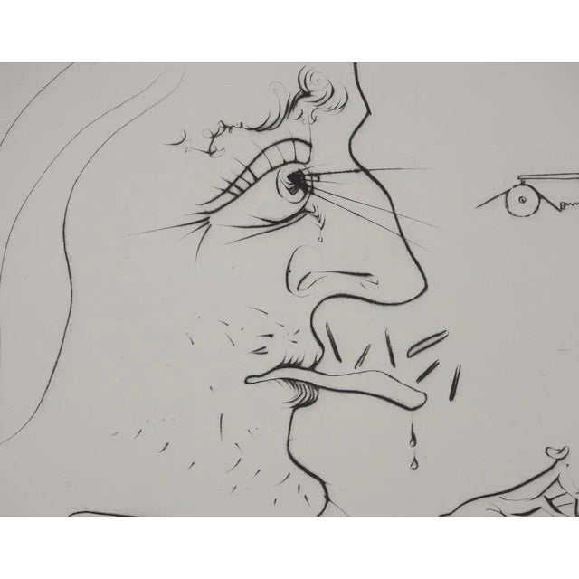 Salvador Dali, Homage to Leonardo da Vinci: the Telegraph, 1975, Etching For Sale - Image 7 of 9