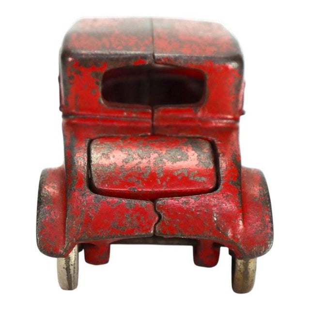 6-Piece Arcade Cast Iron & Pressed Steel Car Carrier Truck Cars & Tractors C1920 For Sale - Image 15 of 18