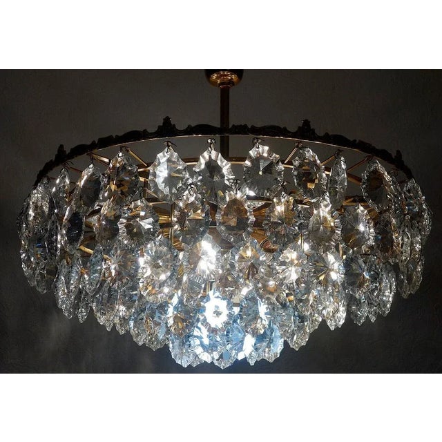 Vintage Crystal Chandelier, 1960s For Sale - Image 11 of 12
