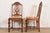 Berkey & Gay Style Antique English Jacobean Carved Walnut Side Chairs or Dining Chairs, Pair For Sale - Image 9 of 11