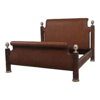 Thomasville Ernest Hemmingway Kilimanjuro King Size Bamboo Bed For Sale