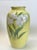 Fukugawa Seiji Arita Ware Yellow Vase With Phalaenopsis For Sale - Image 4 of 16