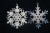 Late 20th Century Set of 12 Metropolitan Museum of Art Sterling Silver Silverplate Snowflake Ornaments For Sale - Image 5 of 12