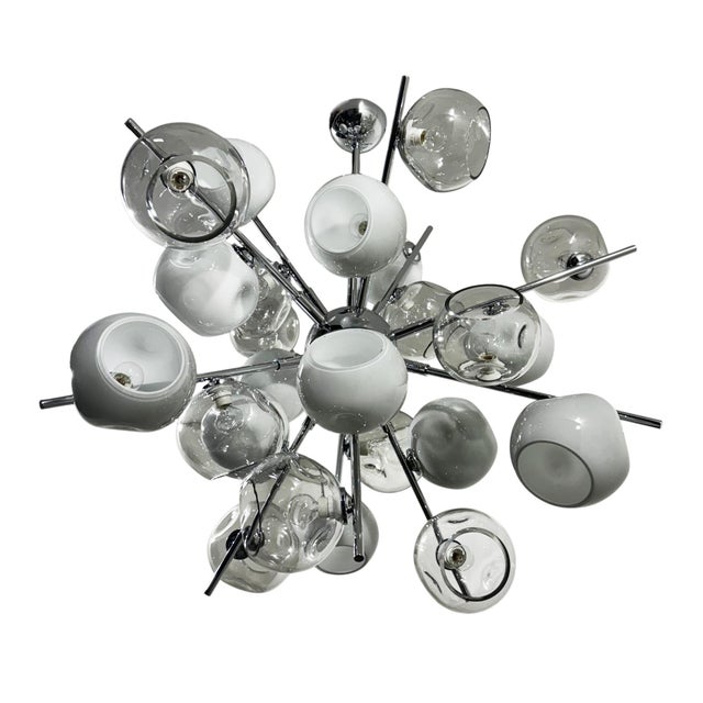 Italian 21st Century Bicroma Sputnik Chandelier by Fabio LTD For Sale - Image 3 of 8