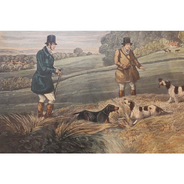 English 1835 Plate 1 & Plate 4 Aquatints From "Partridge Shooting" For Sale - Image 3 of 7