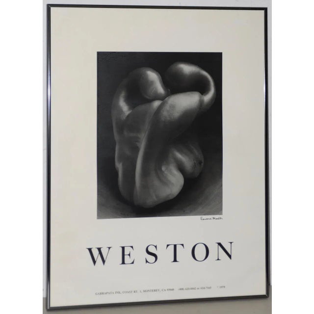 Edward Weston "Bell Pepper" Poster C.1979 For Sale - Image 9 of 9