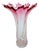 Large Murano Chambord Vase in Ruby-Pink Color, 1960s For Sale
