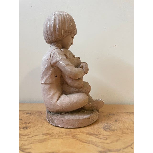 An authentic, highly collectible vintage 1982 figural statue by Austin Productions Inc. The base features the clear,...