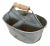 Vintage Galvanized 4-Way Bucket For Sale