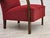 Art Deco Danish Armchair in Red Furniture Wool and Beech Wood, 1950s For Sale - Image 11 of 18