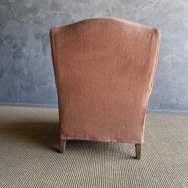 Slip Cover Only for Alma Accent Chair in Color Havane For Sale - Image 9 of 9