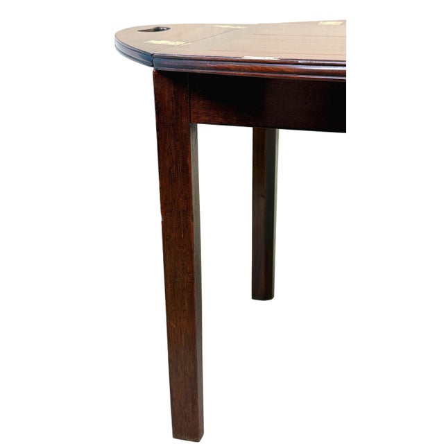 Oval Mahogany Butler's Tray on Stand, 1790s For Sale - Image 10 of 15