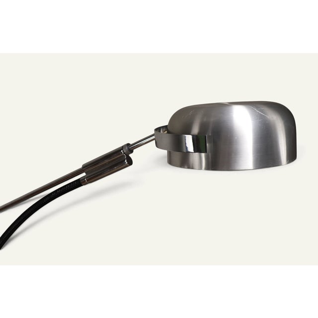 Vintage Arc Floor Lamp with Chromed Metal Arm, 1970 For Sale - Image 9 of 18