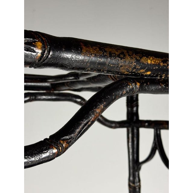 Black Bookcase in Faux Bamboo For Sale - Image 9 of 18