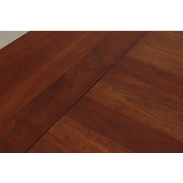 Stickley Cherry Mission Trestle Table For Sale - Image 12 of 18