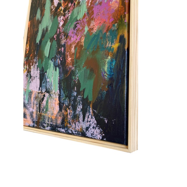 Contemporary "Shady Blooming" 2026 Framed Painting by Jessalin Beutler For Sale - Image 3 of 4