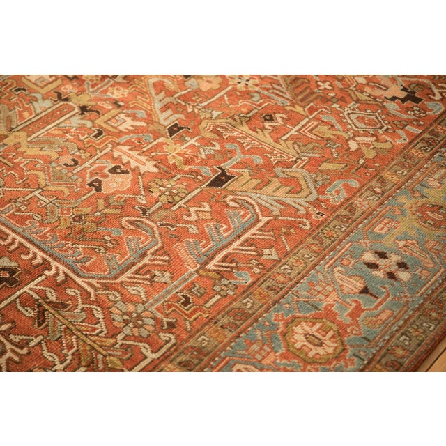 Vintage Heriz Carpet - 7'10" x 11' For Sale In New York - Image 6 of 13