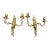 Gilt-Bronze Chinoiserie Wall Sconces- A Pair For Sale