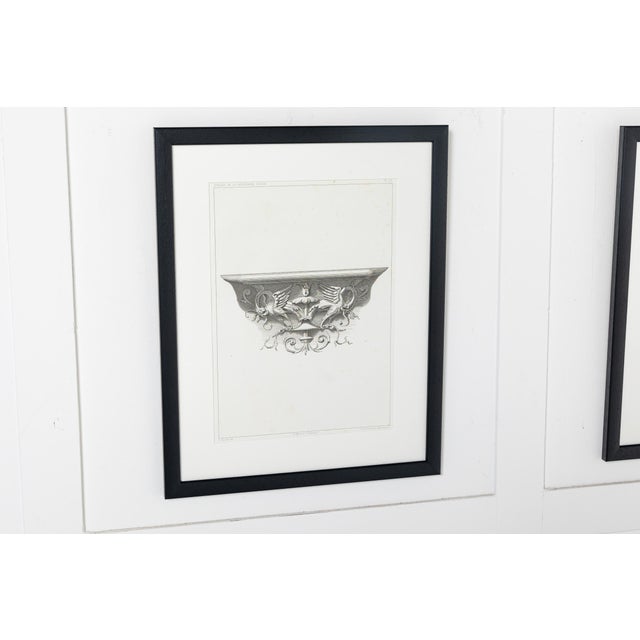 Framed Engravings, 19th Century, Set of 6 For Sale - Image 4 of 8
