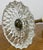 Gold Vintage French Ashtray Stand in Brass and Onyx Crystal For Sale - Image 8 of 14