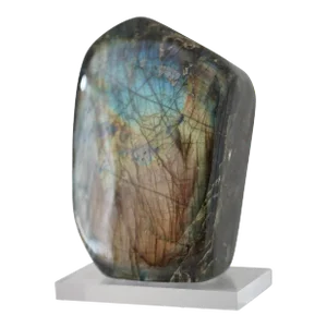 AURA LONDON Peacock Pearlescent Labradorite Stone