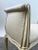 1950s 20th C French Louis XV Style Off-White & Beige Upholstered Bench or Window Seat For Sale - Image 5 of 11