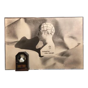 Dennis Hopper "Wilhold Up the Mirror" Photograph and Mixed Media Assemblage Wall Hanging Artwork, 1961