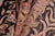Textile Floral 1990's Pak-Persian Black/Brown Wool Rug - 8'2'' X 10'3'' For Sale - Image 7 of 9