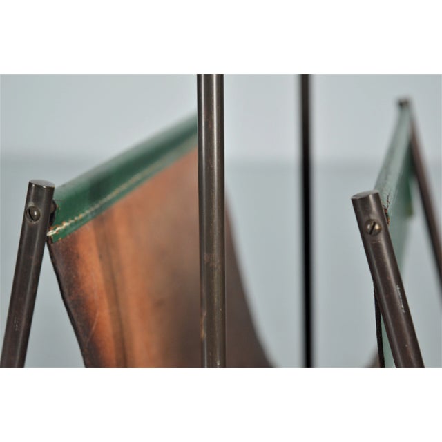 Model 4019 Magazine Rack by Carl Auböck for Werkstätte Carl Auböck, 1950s For Sale - Image 6 of 8