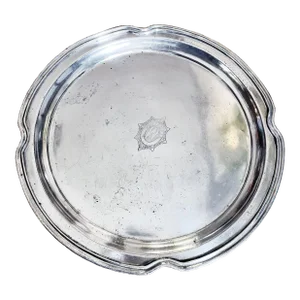 Antique Silver Plated Tray From Whitehall Hotel in Palm Beach Fl