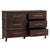 Deco Modern Six-Drawer Walnut Finish Dresser For Sale - Image 4 of 7