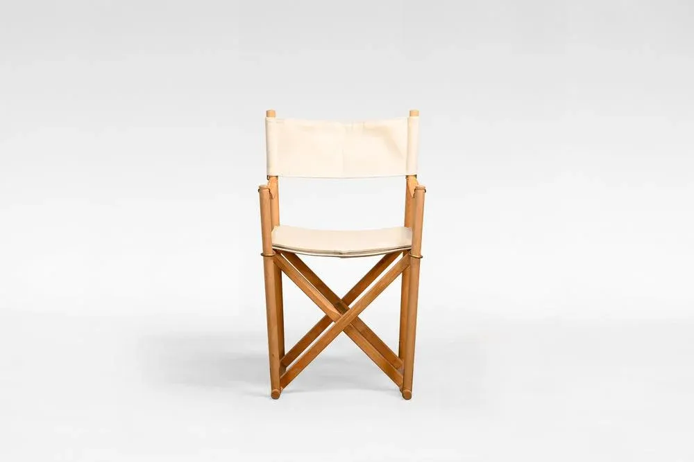 Vintage Folding Safari Chair by Mogens Koch for Rud Rasmussen