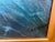Blue Signed Large Oil Painting Canvas Seascape With Gold Frame For Sale - Image 8 of 12