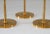 Swedish Brass Candleholders by Pierre Forsell for Skultuna, 1960s, Set of 3 For Sale - Image 4 of 6