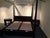 King Size Canopy Bed With Matching Nightstands Attributed McGuire 3-Piece Bedroom Set For Sale - Image 10 of 10
