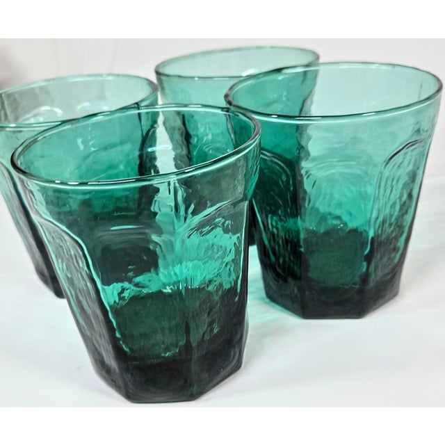 Vivid emerald glass brings these prickly iced lowballs to life. The overly generous paneled design makes it more of a...