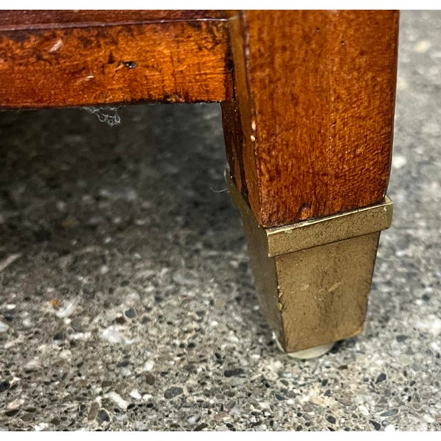 Neoclassical Maple Side Table With Drawer For Sale - Image 9 of 11