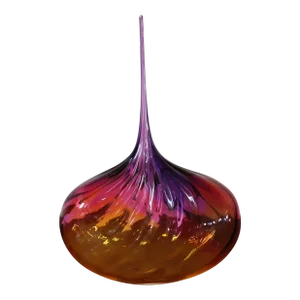 Art Glass Teardrop Vase