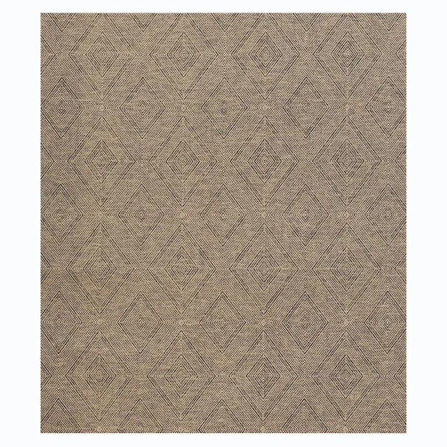Schumacher Tortola Paperweave Wallpaper in Carbon For Sale
