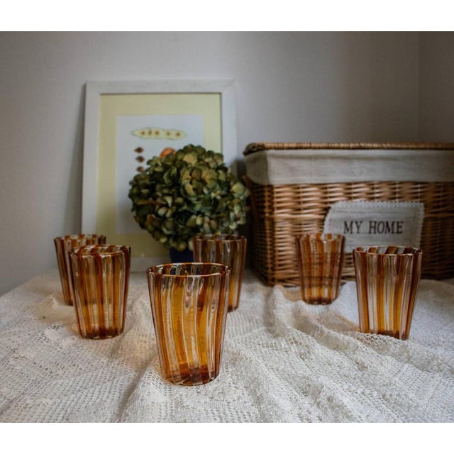 Glasses by Ballarin for Ribes Studio, Set of 6 For Sale - Image 7 of 18