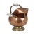Antique Copper Helmet-Shaped Coal Scuttle with Lion Heads and Delft Ceramic Details For Sale - Image 4 of 15