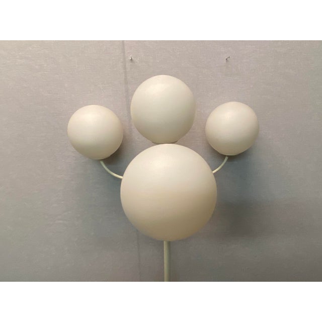 Swiss White Atomic Floor Lamp by E.R. Nele & Bill for Temde, 1960s For Sale - Image 13 of 18