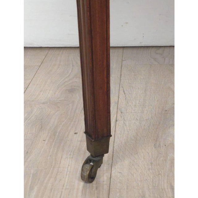 Brown Georgian Demilune Table, England Circa 1800 For Sale - Image 8 of 10
