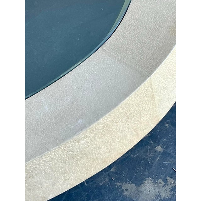 Vintage Boho Ron Seff Mother of Pearl Coffee Table For Sale - Image 10 of 11