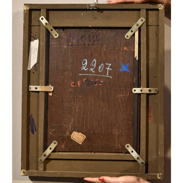 After Ludovico Pozzoserrato, Christ the Samaritan, 1600, Oil on Board For Sale - Image 13 of 14