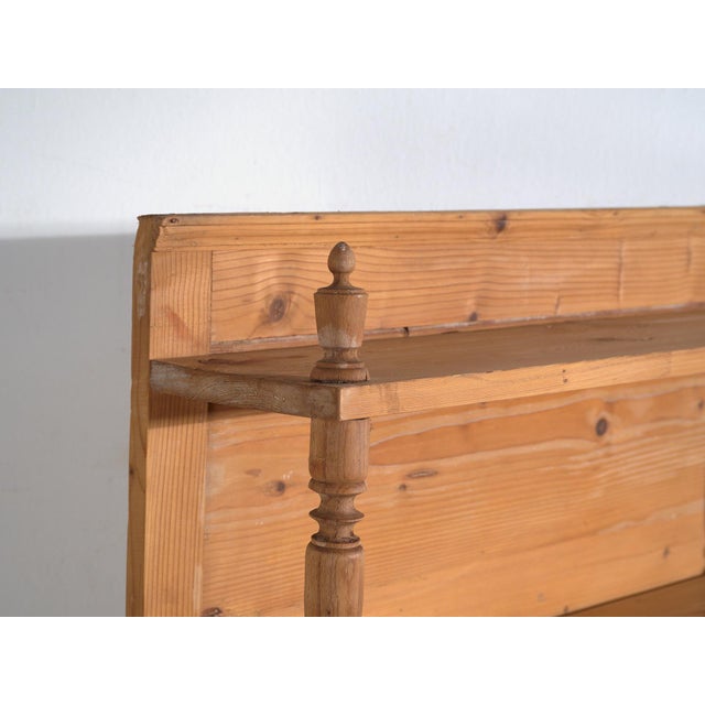 Brown Antique Pine Kitchen Cupboard For Sale - Image 8 of 16