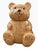 Charming vintage Avon teddy bear cookie jar in a warm speckled brown ceramic finish. The seated bear features a whimsical...