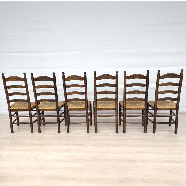 French Farmhouse Dining Chairs – Set of 6 For Sale In New York - Image 6 of 11