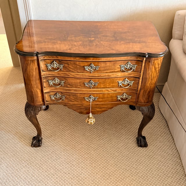Early 20th Century Three Drawer Chippendale Chest For Sale - Image 5 of 9